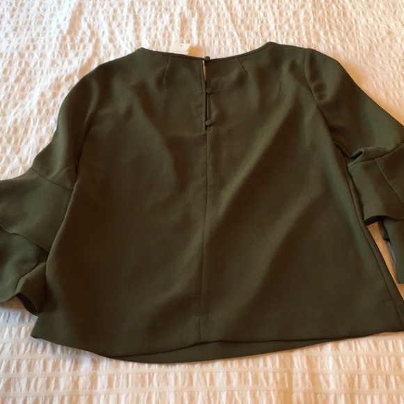 J. Crew Blouse in Forest Green - Picture 5 of 6